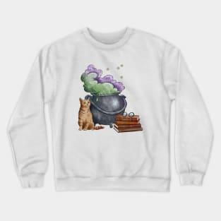 Cauldron cat Crewneck Sweatshirt